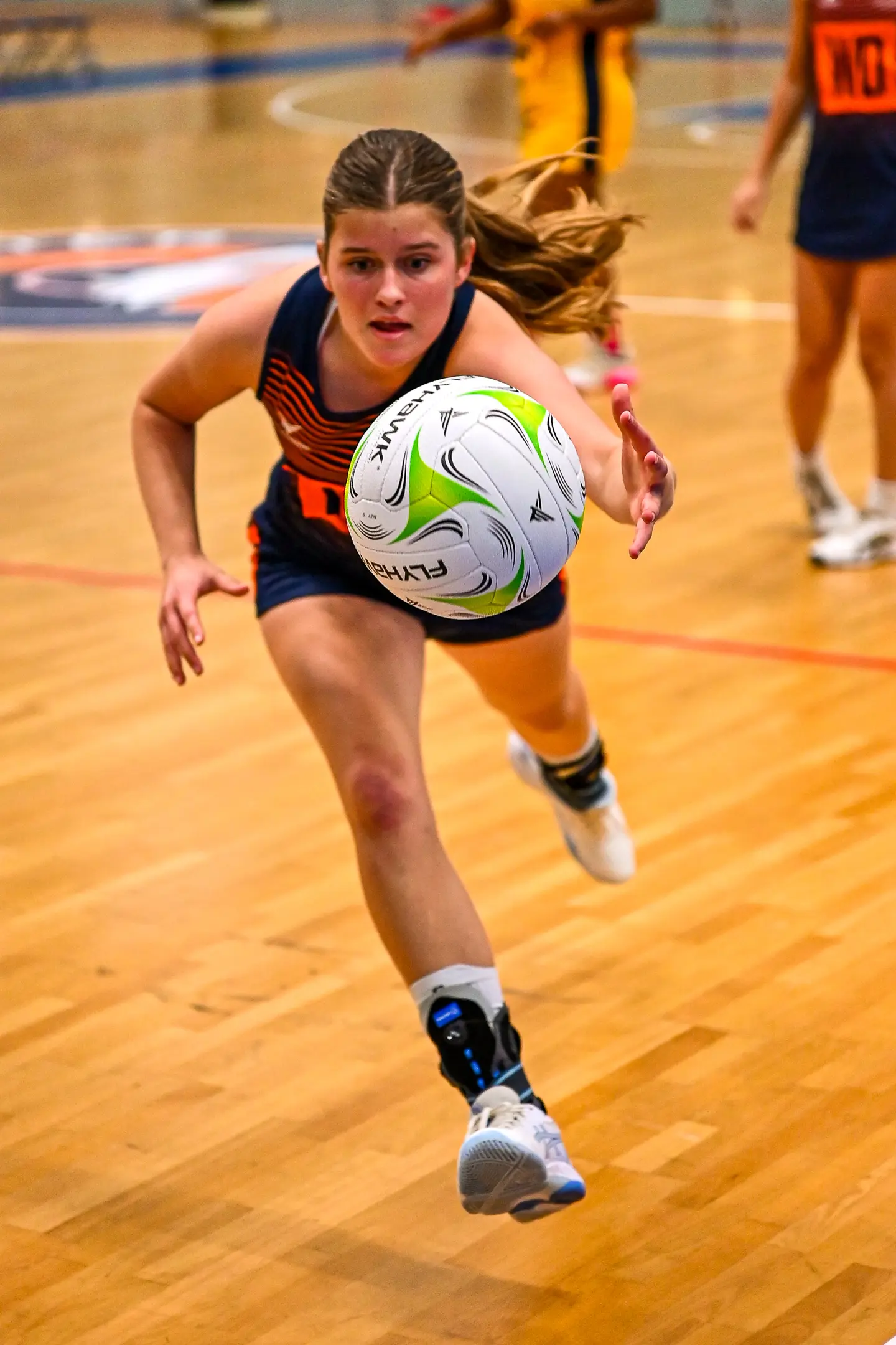 Netball student at St Swithun's School for girls in Hampshire county champions Netball student at St Swithun's School for girls in Hampshire county champions