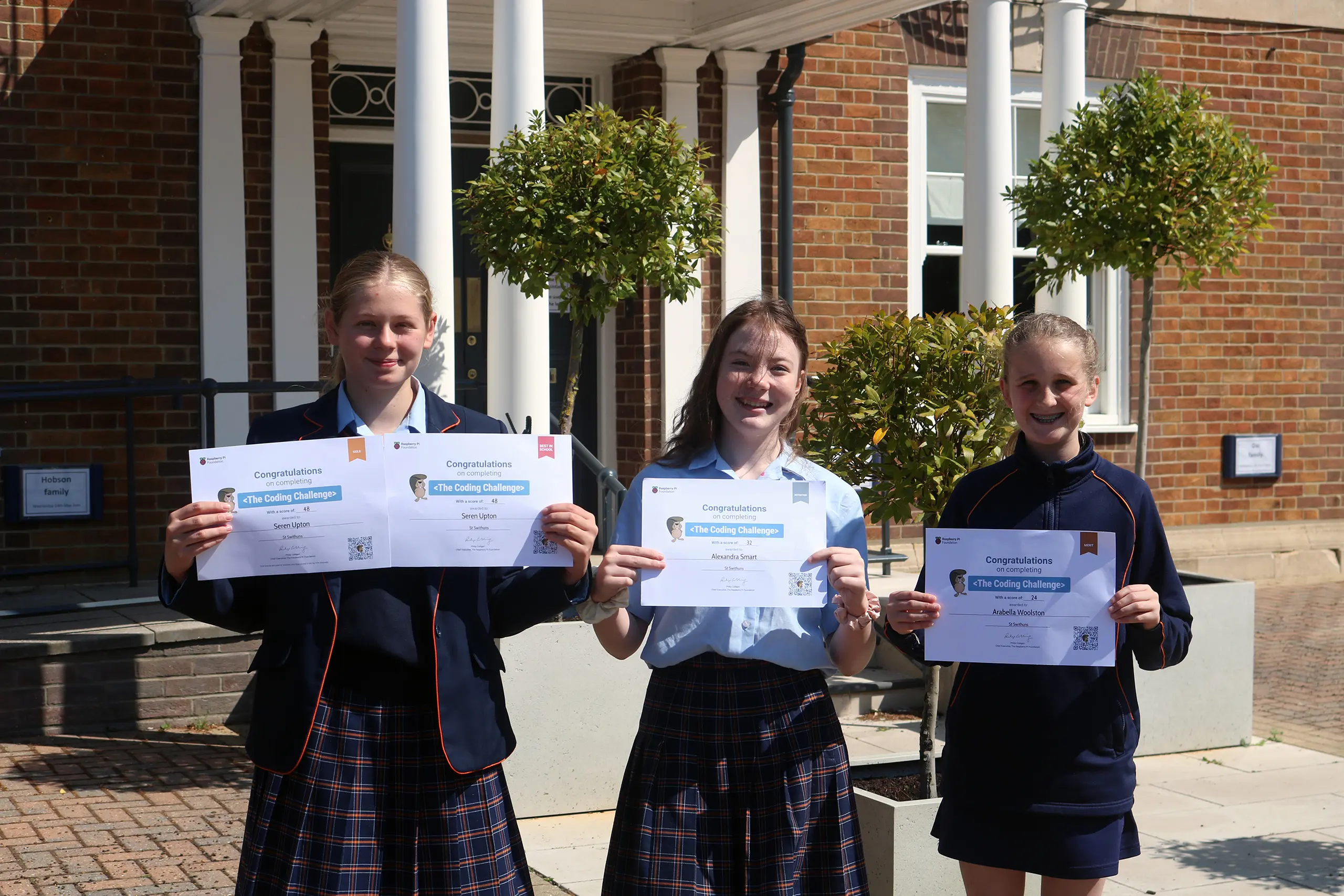 St Swithun’s Computer Science Students Excel in Bebras Coding Challenge