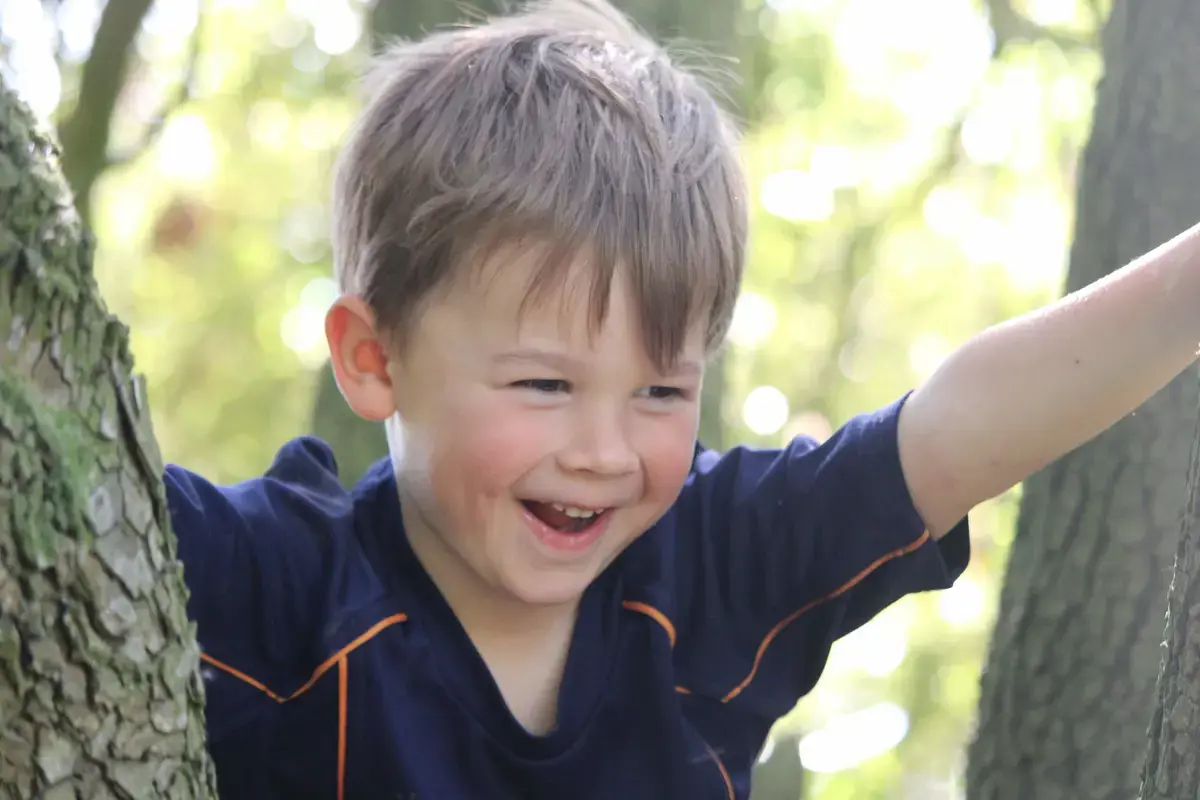 Young pupil at St Swithun's Nursery and Pre-School in Winchester
