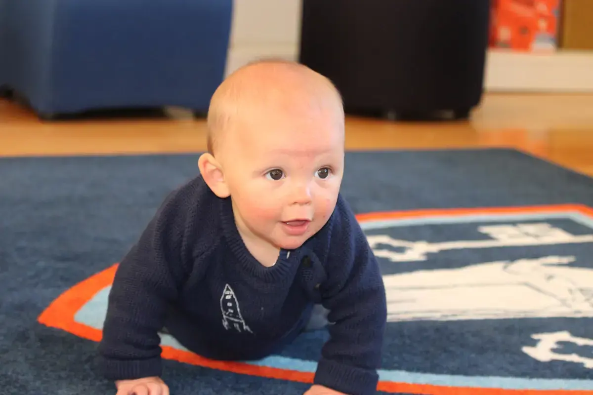 Young pupil at St Swithun's Nursery and Pre-School in Winchester