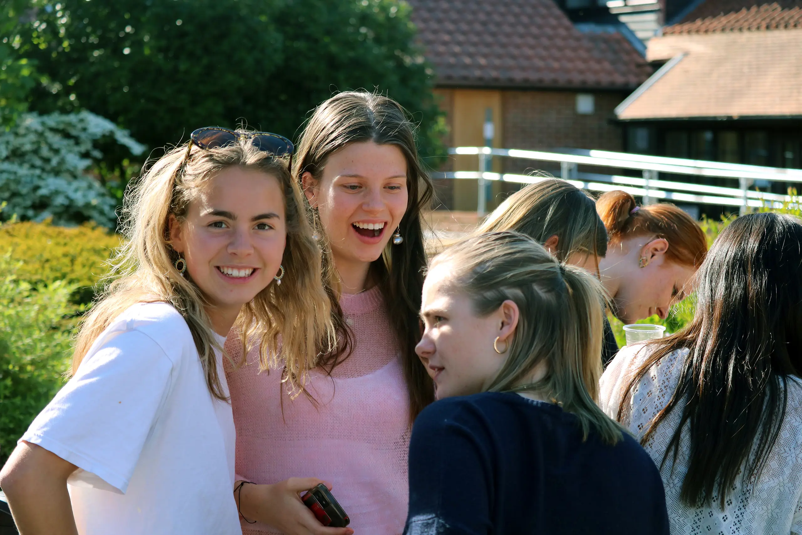 Students at St Swithun's School for girls in Hampshire achieve excellent A-level results