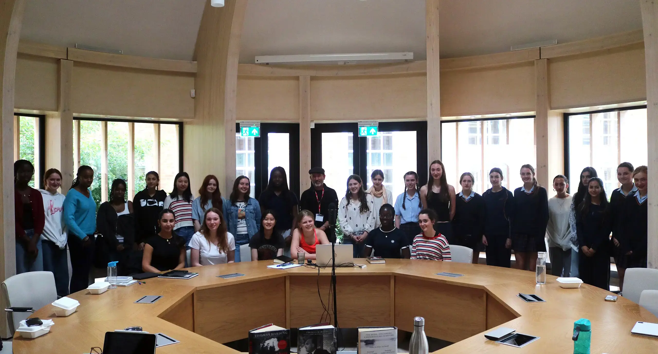 Author Thomas Harding visits St Swithun’s School for academic lunch