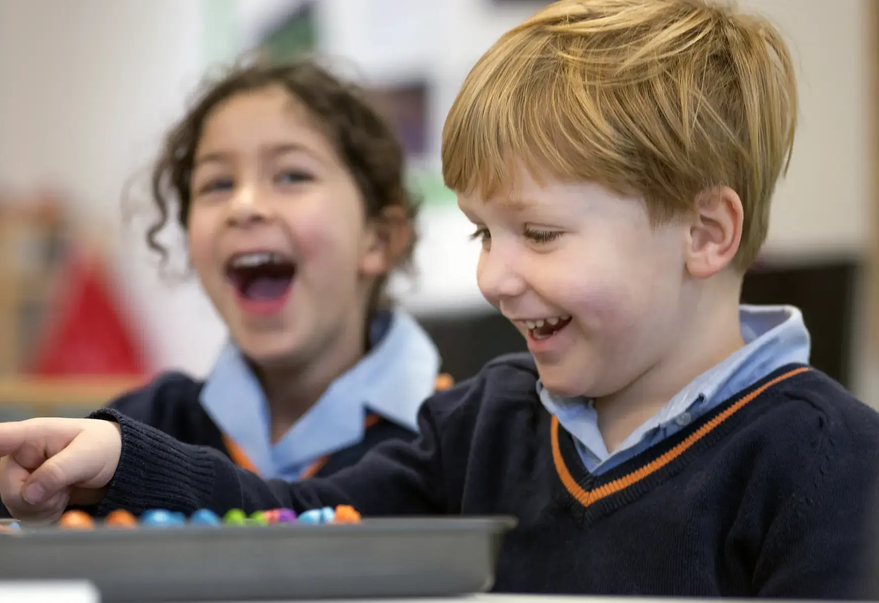 Preschool students playing St Swithun's Winchester