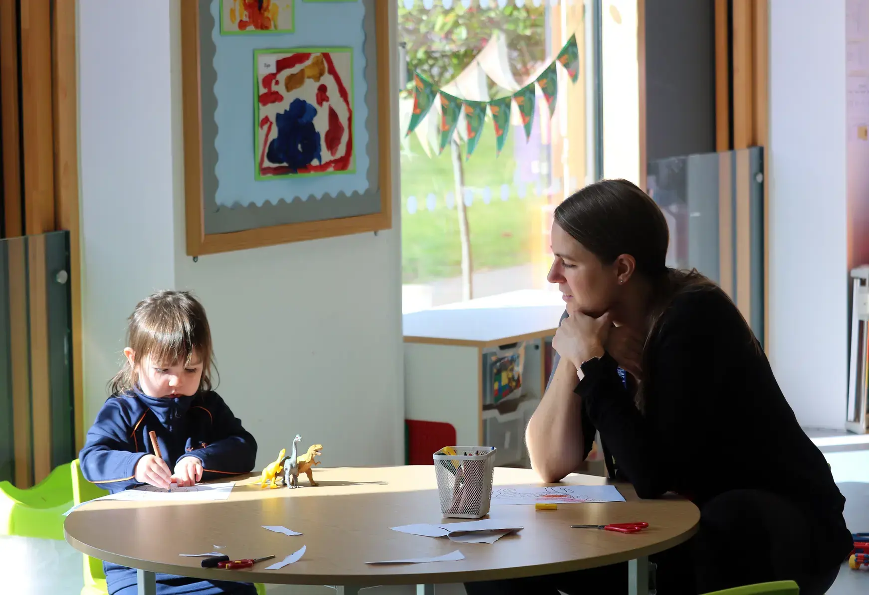 Preschool student St Swithun's Winchester Hampshire